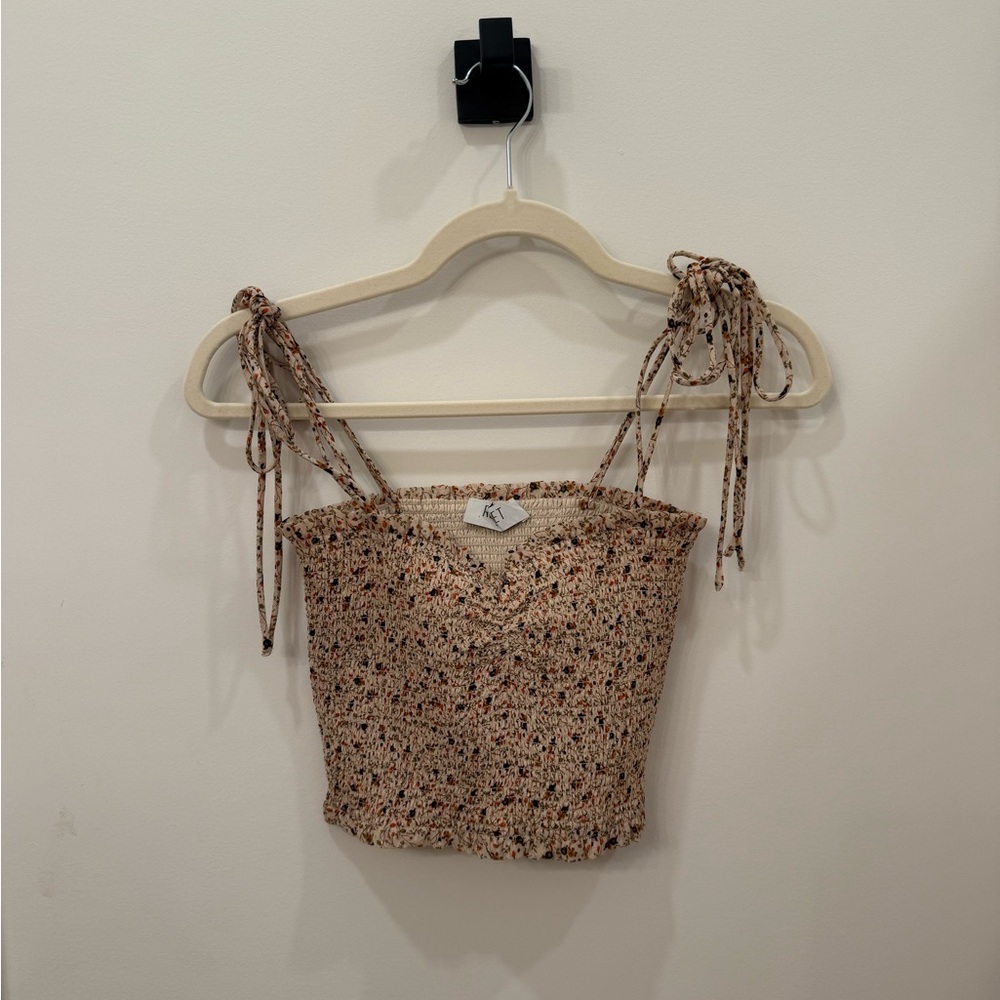Multicolor Knit Crop Top